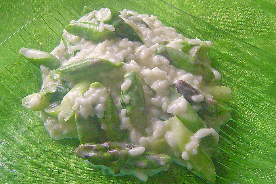 Spargelrisotto