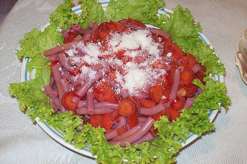 Nudelsalat mit Paprika