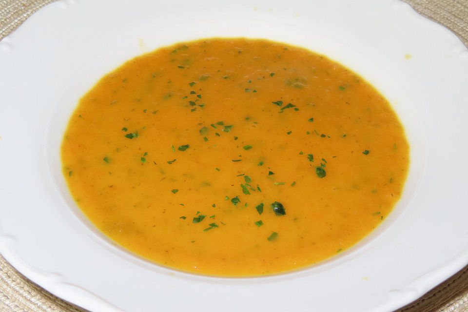 Fruchtige Karottensuppe