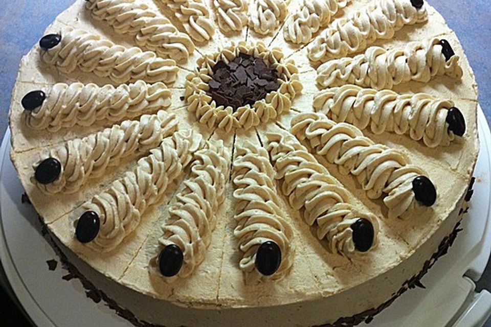 Mocca-Buttercreme Torte