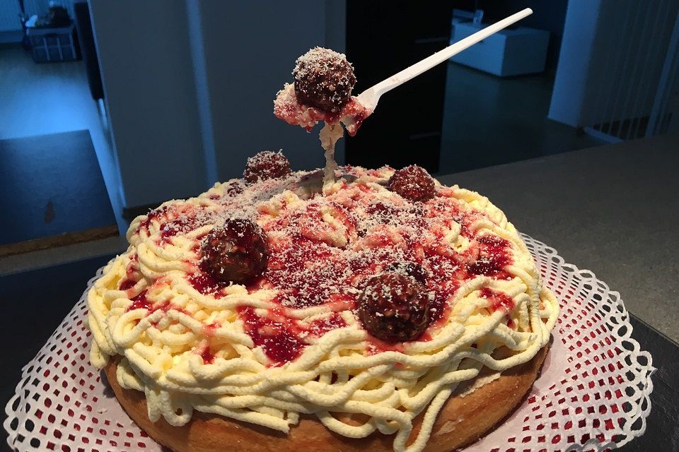 Spaghetti-Torte