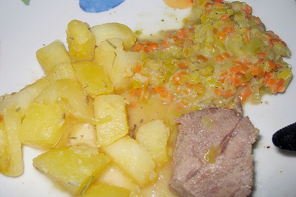 Schweinebraten in Sherry-Sauce