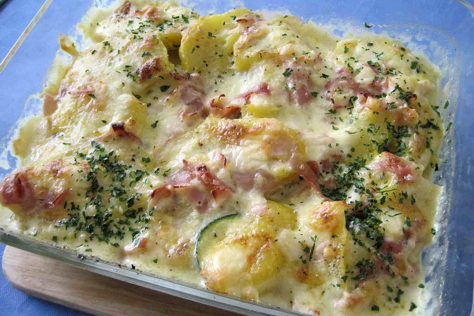 Kartoffel-Zucchinigratin