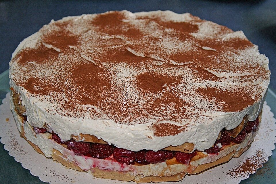 Himbeer-Tiramisutorte