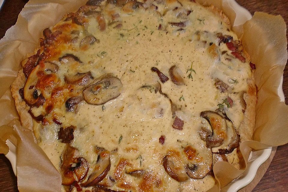 Pilz-Quiche