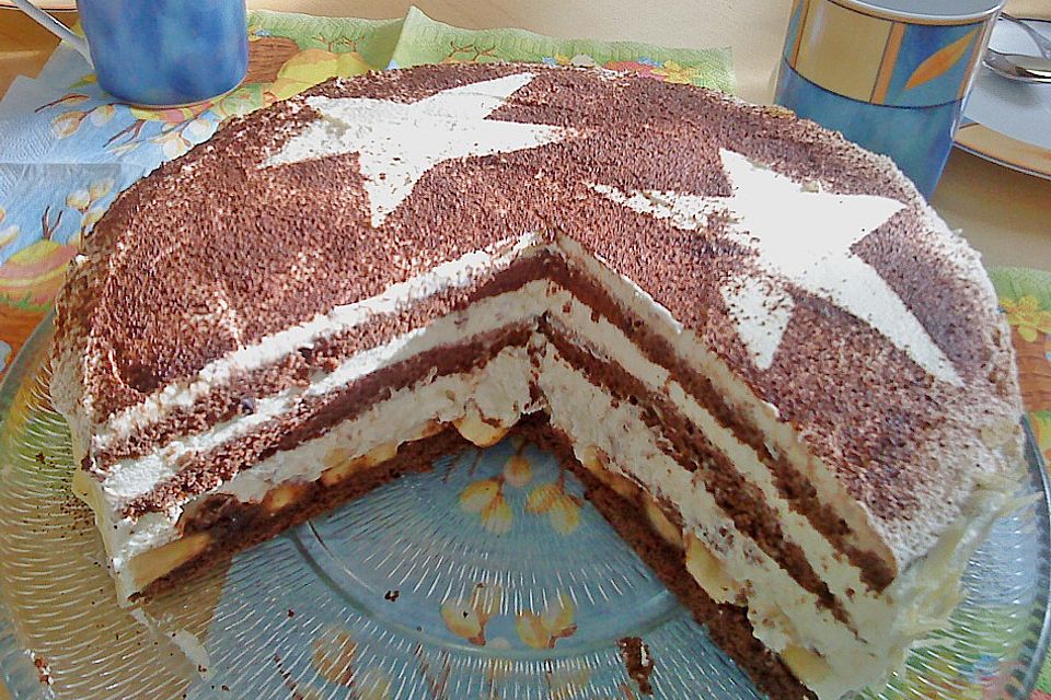 Schoko-Bananen-Torte