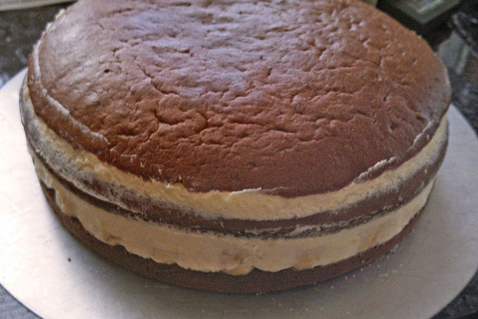 Schoko-Bananen-Torte