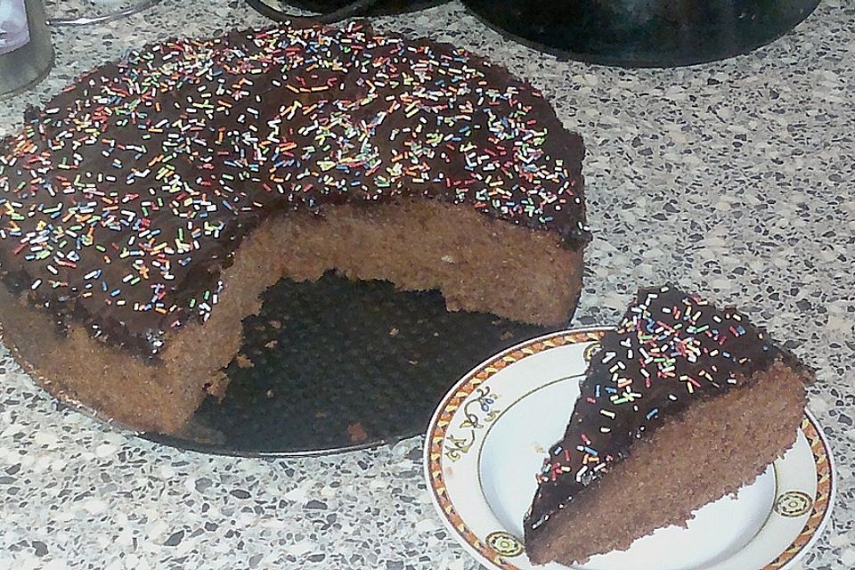 Zarter Schokoladenkuchen