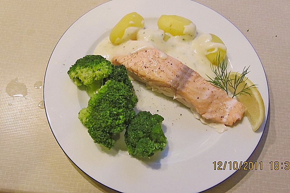 Lachs im Dampfgarer