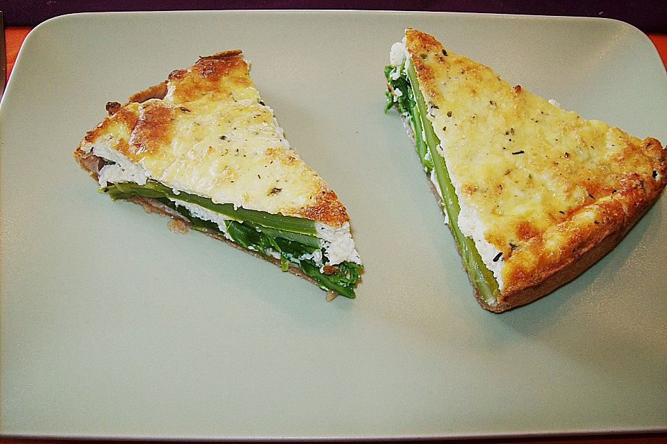 Ricotta-Spargel-Quiche