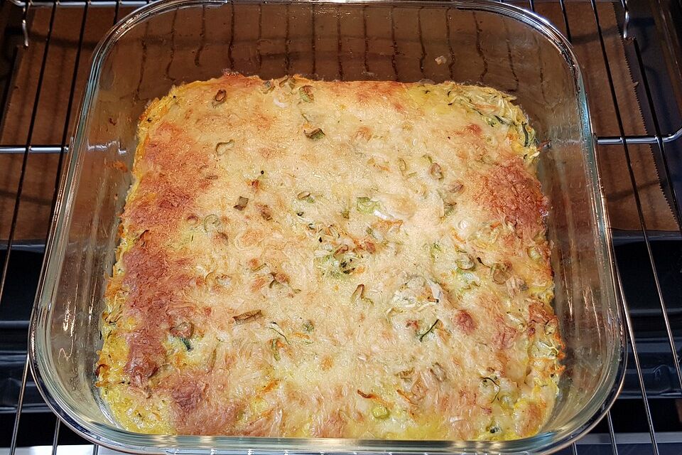 Zucchinikuchen ohne Boden