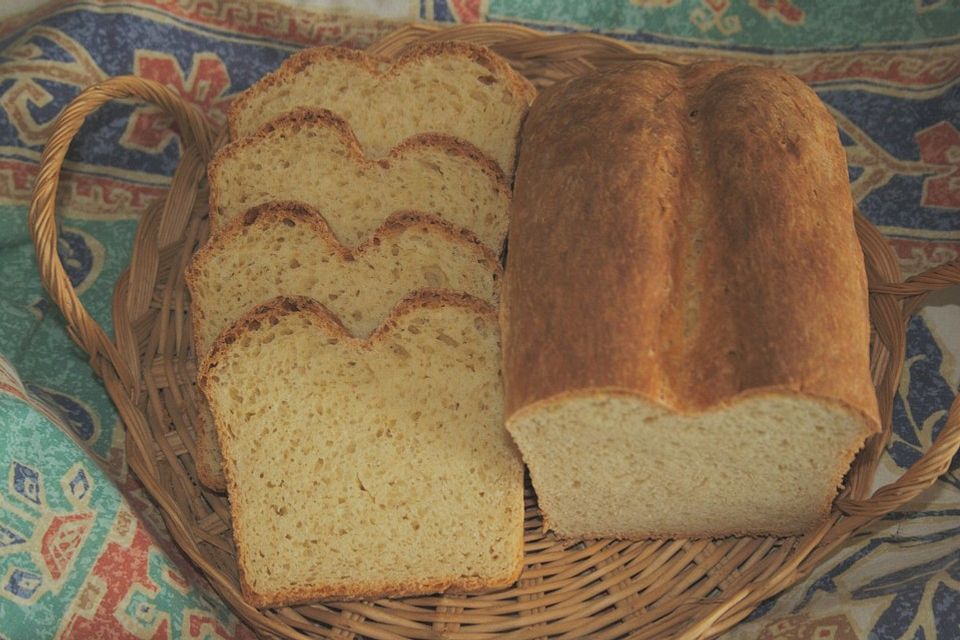 Kleines Kastenweißbrot