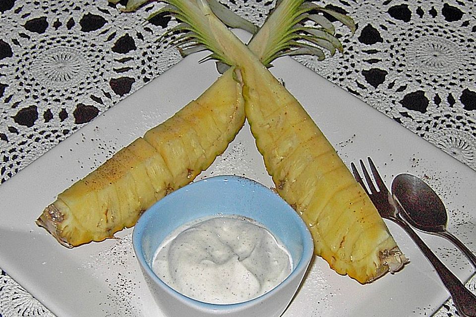 Ananas - Sahnecreme