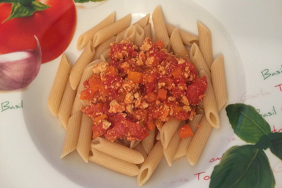 Vegane Tofubolognese