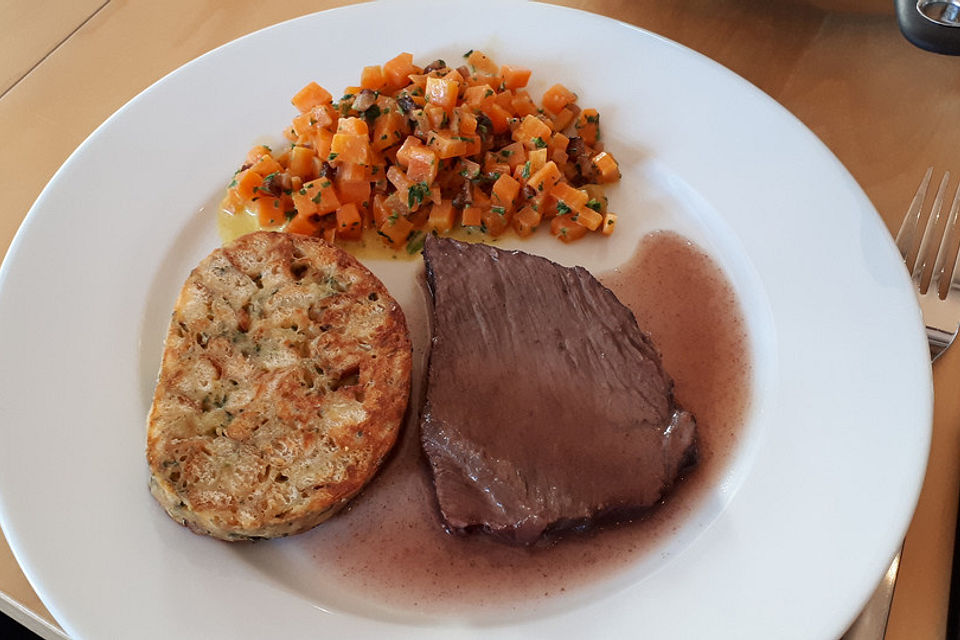 Rinderbraten mit Portweinsauce