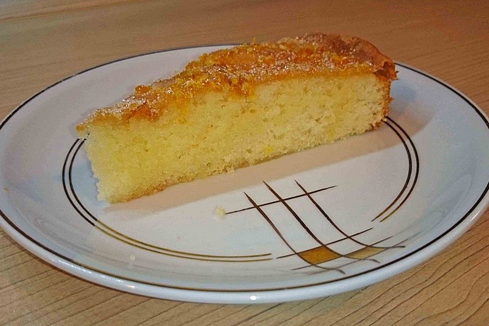 Getränkter Apfelsinenkuchen