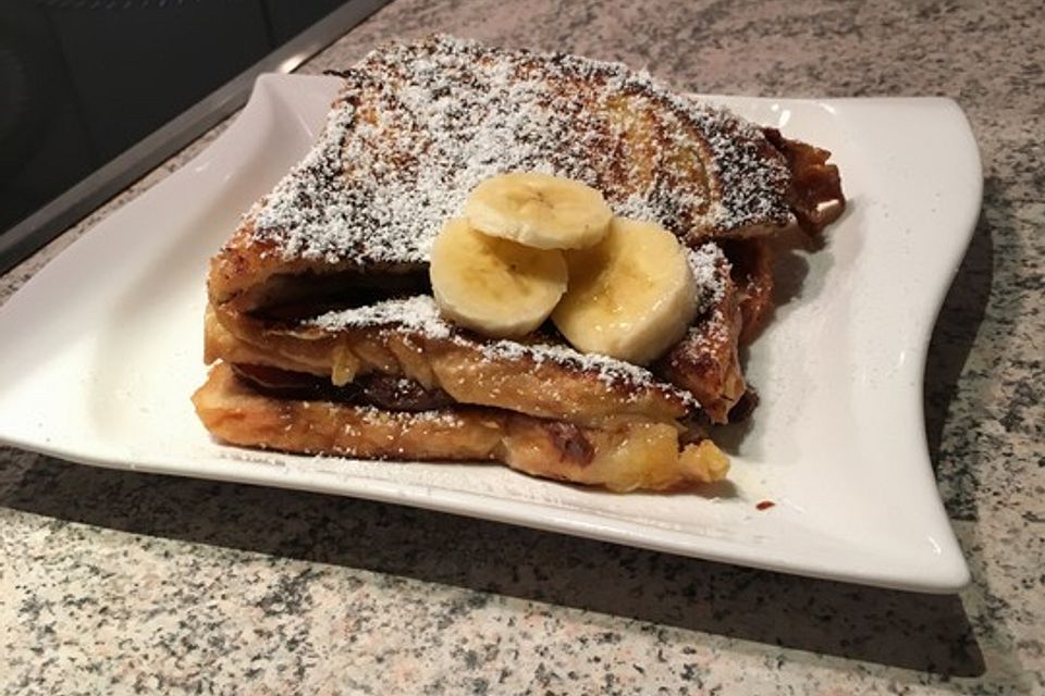 Stuffed Chocolate French Toast