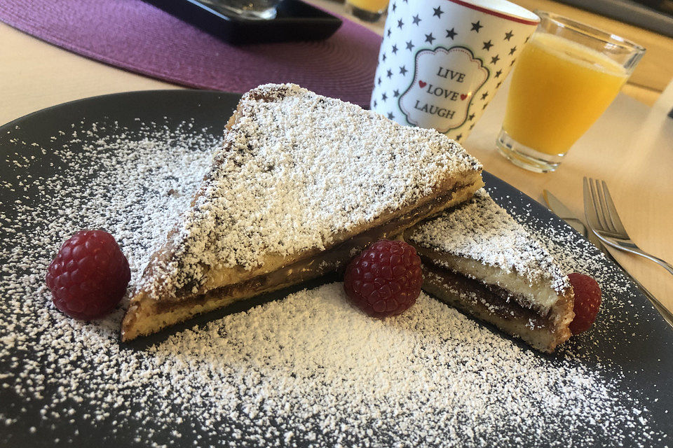 Stuffed Chocolate French Toast