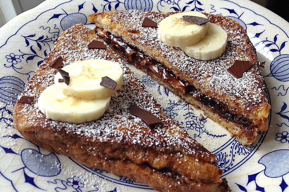 Stuffed Chocolate French Toast