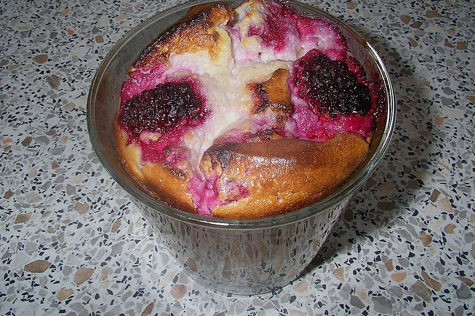 Gebackener Brombeer-Ricotta