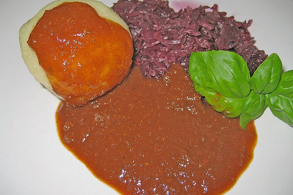 Die perfekte vegetarische Gulaschsauce