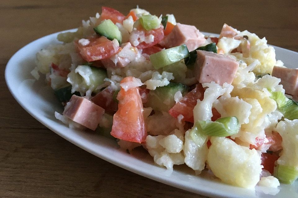 "Falscher Reissalat" aus Blumenkohl