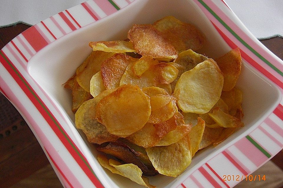 Kartoffelchips selbstgemacht