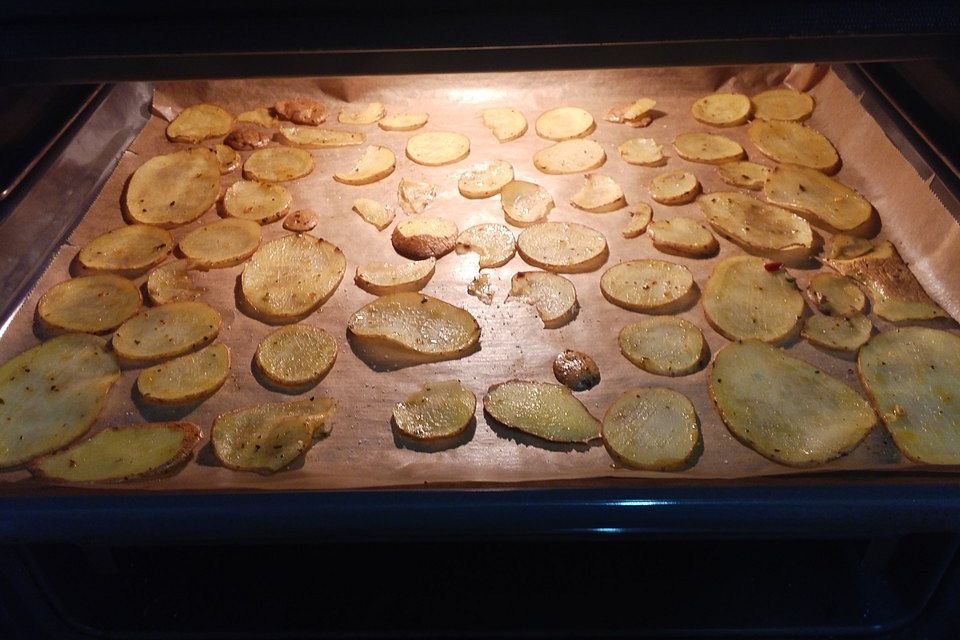 Kartoffelchips selbstgemacht