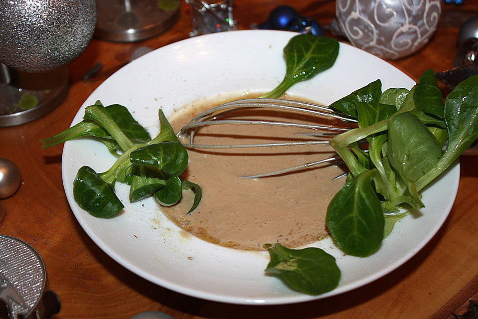 Italienische Vinaigrette mit Feldsalat