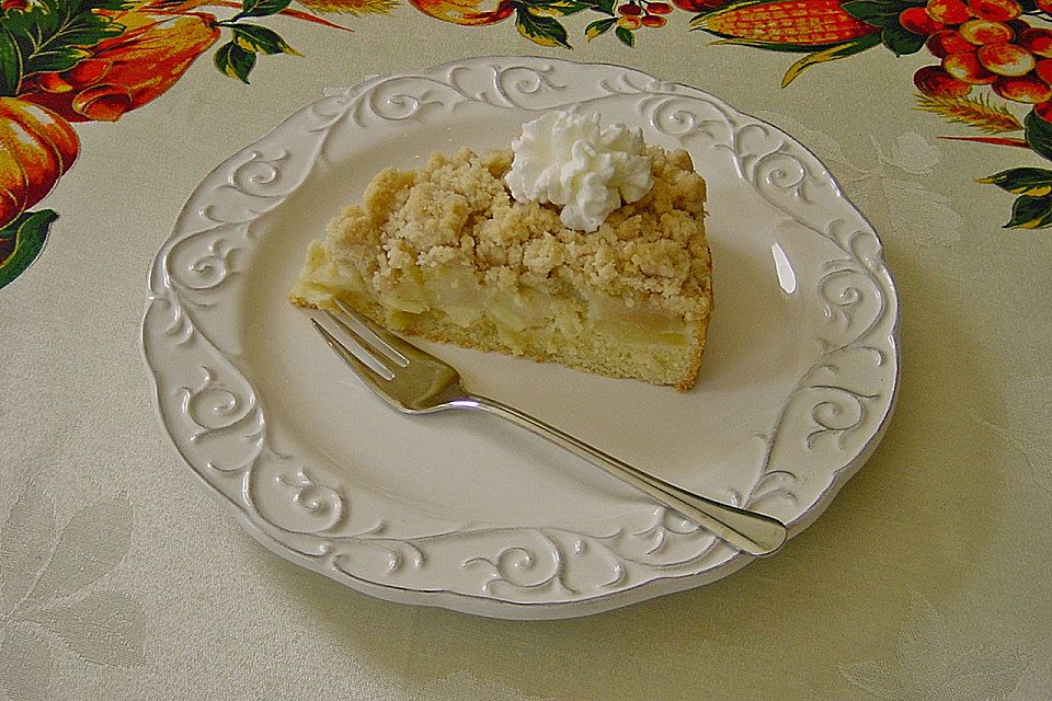 Feiner Apfelkuchen mit Zimtstreusel