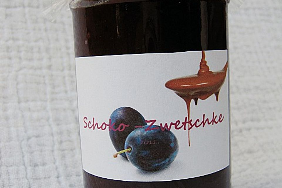 Zwetschgen-Schoko Marmelade