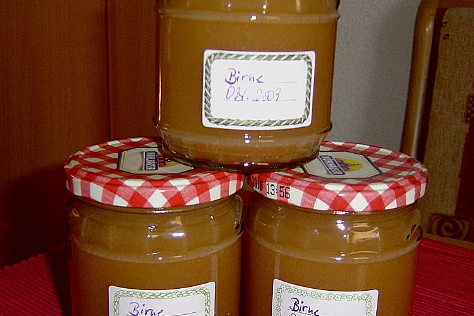 Birnenmarmelade