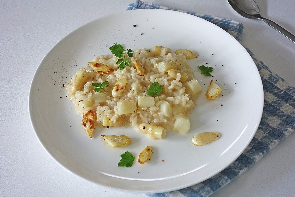 Spargelrisotto