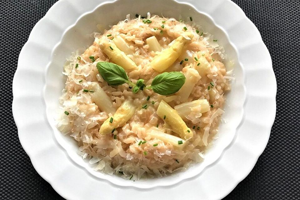 Spargelrisotto