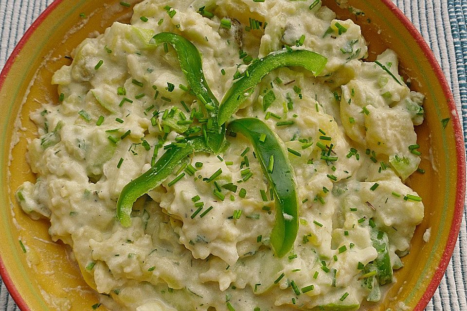 Grüner Kartoffelsalat