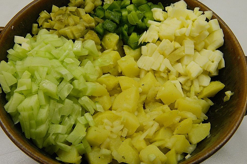 Grüner Kartoffelsalat