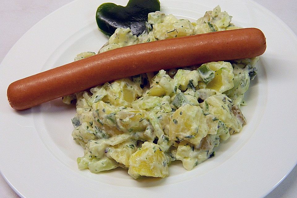 Grüner Kartoffelsalat