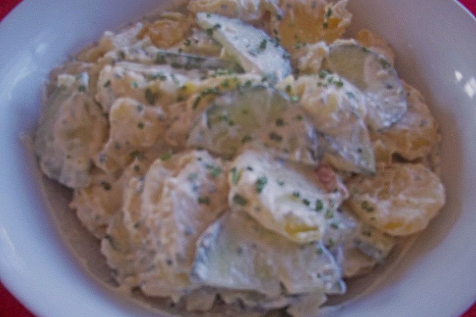 Grüner Kartoffelsalat