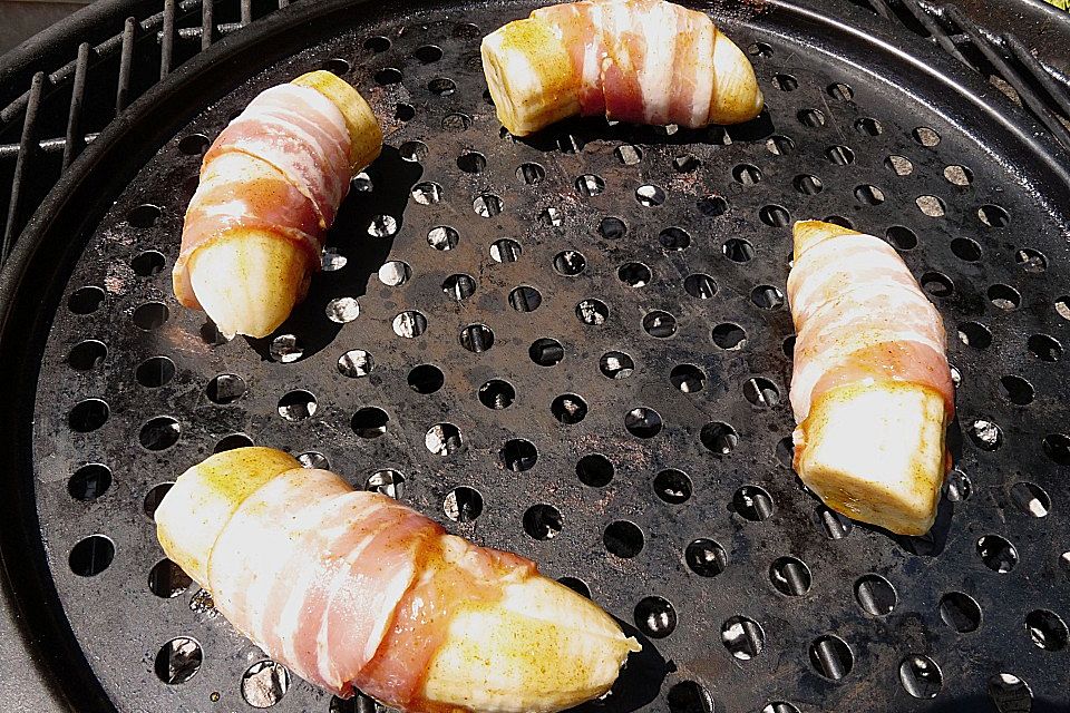 Bacon wrapped Bananas