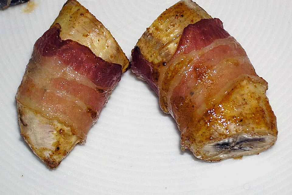 Bacon wrapped Bananas