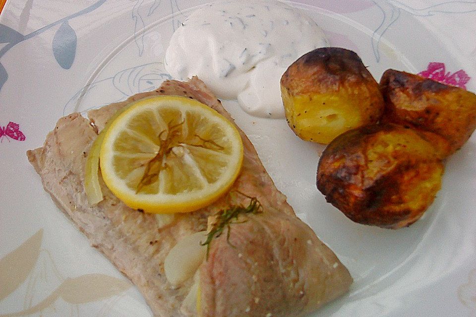 Fischpäckchen vom Grill