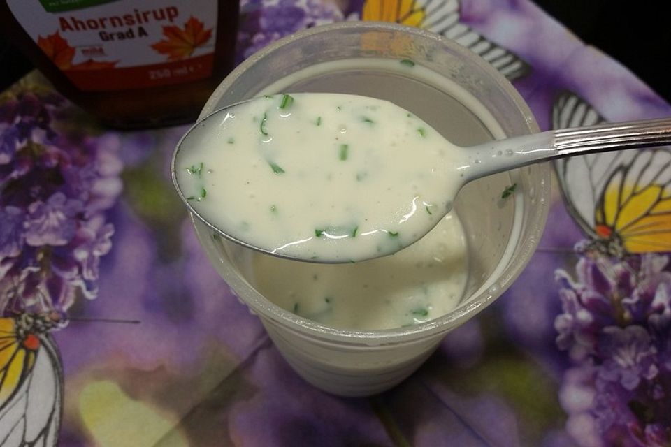 Joghurt-Ahornsirup-Dressing