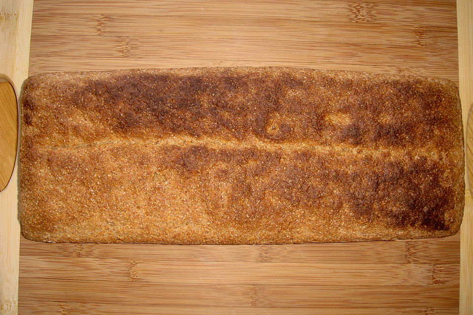 Weizenvollkorn-Toastbrot