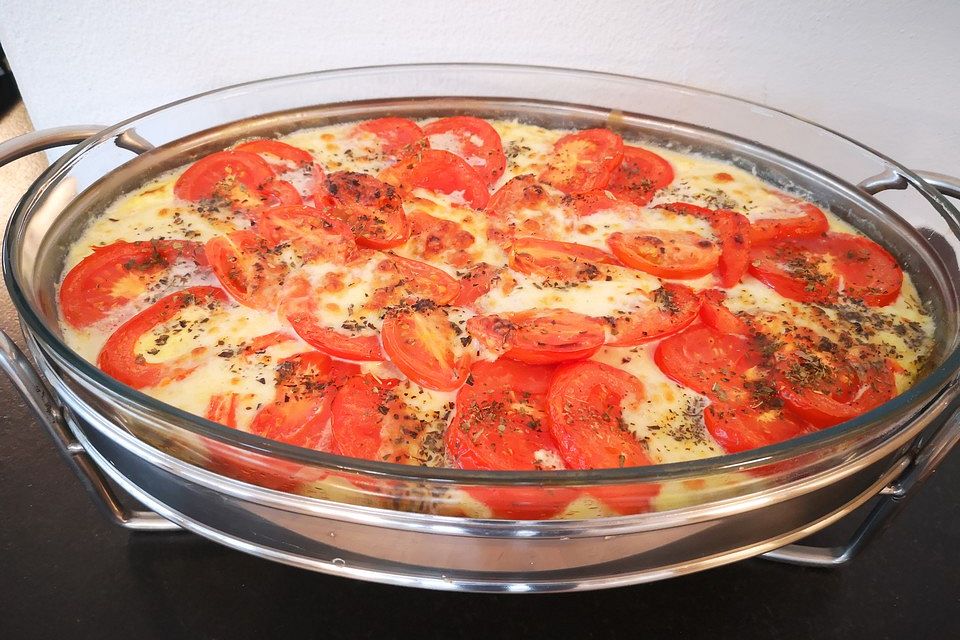 Couscousauflauf Tomate-Mozzarella