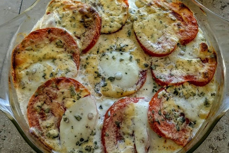 Couscousauflauf Tomate-Mozzarella