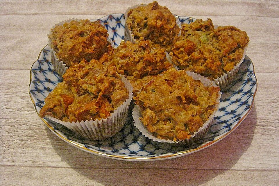 Lauch-Mais Muffins