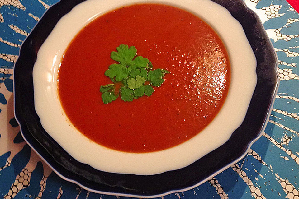 Rote Zwiebelsuppe