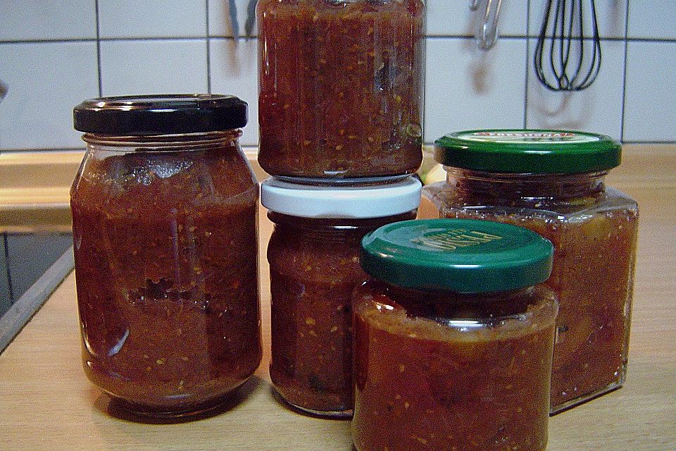 Grünes Tomaten - Chutney