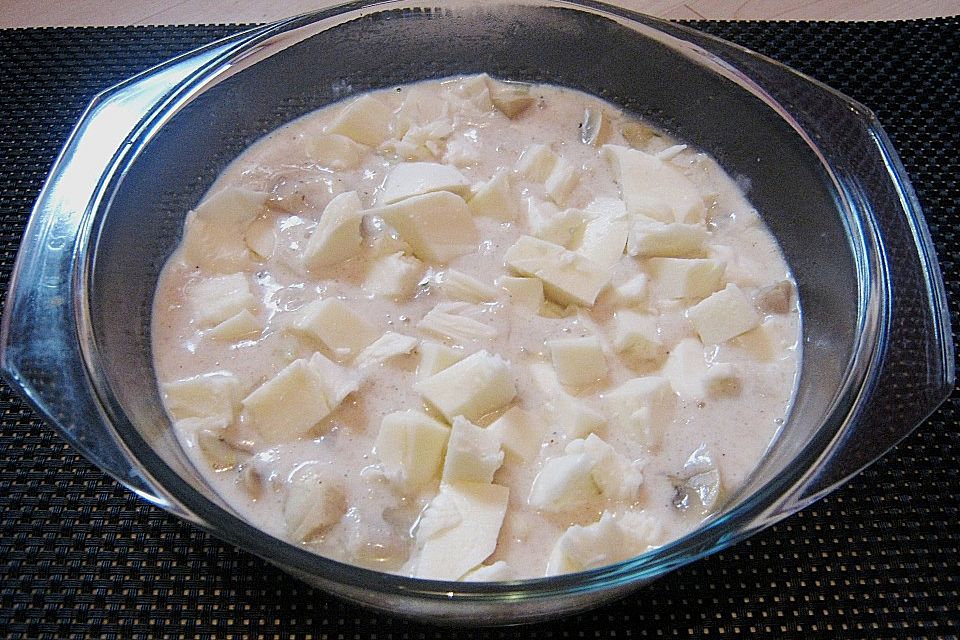 Champignons in Knoblauchsauce