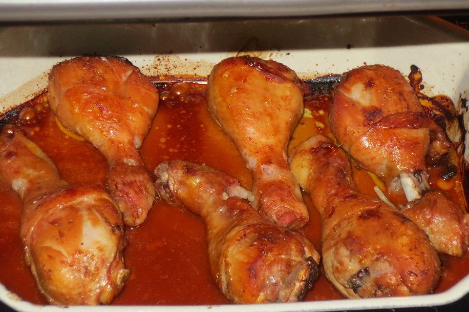 Honey-Mustard BBQ Drumsticks